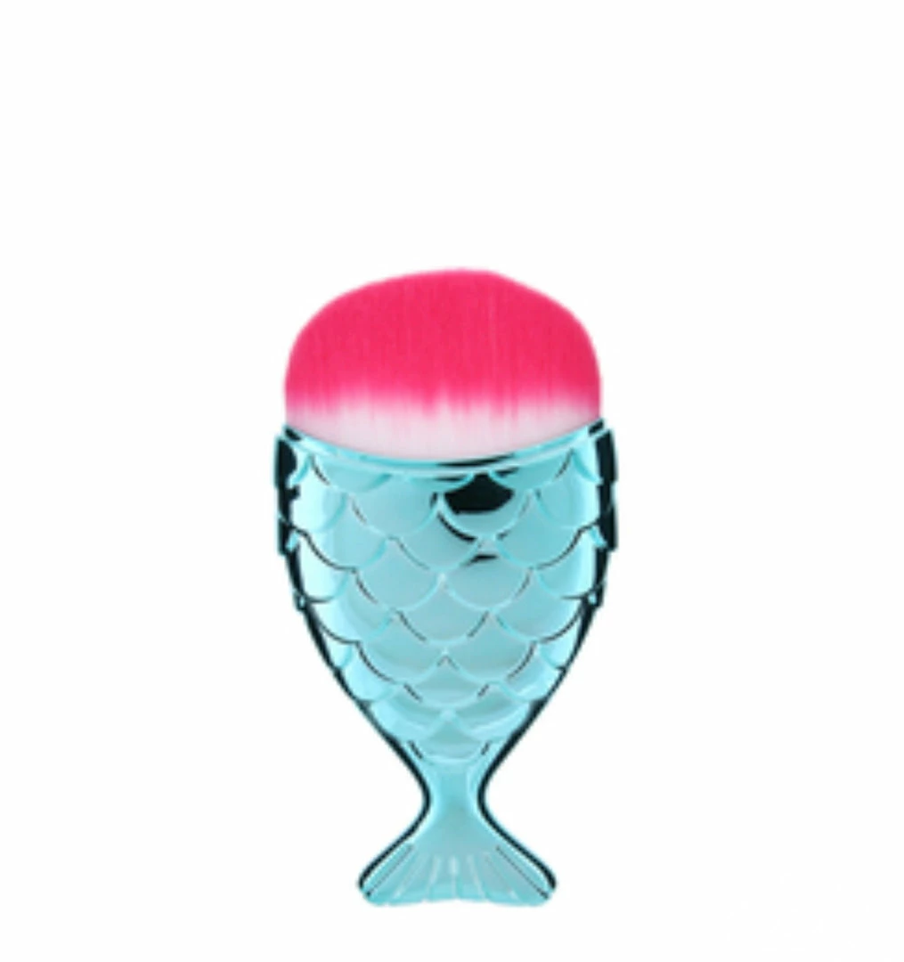WFS Mermaid Metallic Teal Multi-Use Foundation Blush Powder Brush Accessories 3 WFS Mermaid Metallic Teal Multi-Use Foundation Blush Powder Brush Accessories