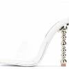 CAPE ROBBIN What's New Sheryl100 White Women's Heel