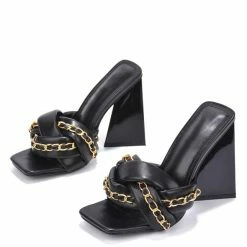 CAPE ROBBIN Noir22 Black Women's Heel