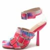 Pink Kiss Shoes Nora Multi Women's Heel