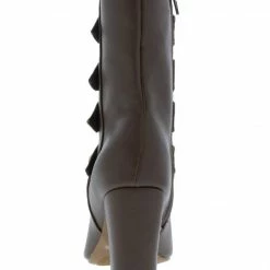 JP Namaste06 Taupe Military Side Button Boot