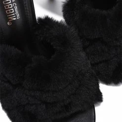 CAPE ROBBIN Obrey Black Women's Heel