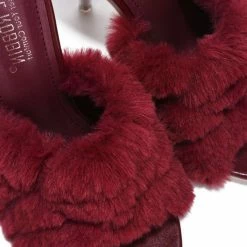 CAPE ROBBIN What's New Obrey Burgundy Women's Heel