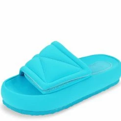 Liliana What's New Gwendolyn173 Blue Women's Sandal