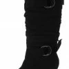 Forever Link Pauline38 Black Dual Buckle Knee High Kids Boot What's New