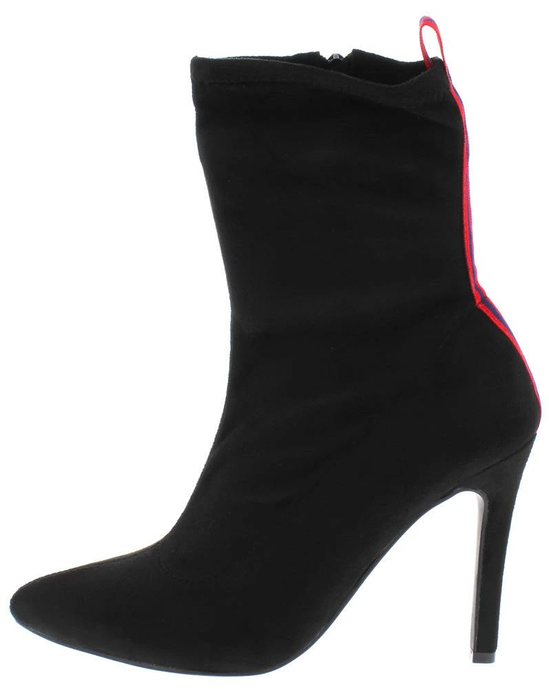 JP Boots Pledge18m Black Red Rear Stripe Stiletto Boot 3 JP Boots Pledge18m Black Red Rear Stripe Stiletto Boot