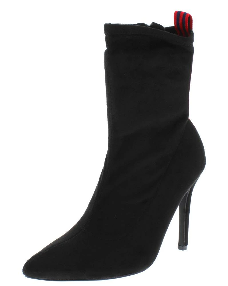 JP Boots Pledge18m Black Red Rear Stripe Stiletto Boot 4 JP Boots Pledge18m Black Red Rear Stripe Stiletto Boot