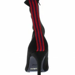 JP Boots Pledge18m Black Red Rear Stripe Stiletto Boot 7 JP Boots Pledge18m Black Red Rear Stripe Stiletto Boot