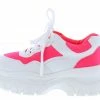 JP Shoes Pops12 Neon Pink Multi Women's Flat