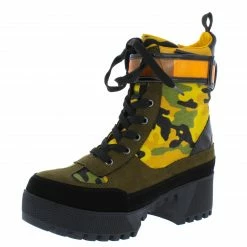 JP Boots Powerful36 Yellow Camoflage Women's Boot