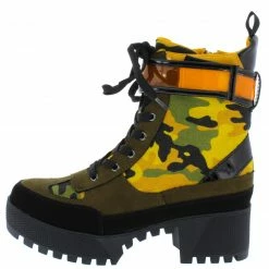 JP Boots Powerful36 Yellow Camoflage Women's Boot
