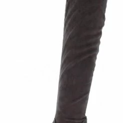 JP Preppy14m Grey Round Toe Over The Knee Boot
