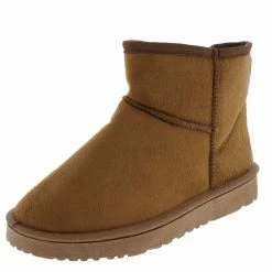 SUP R001011 Camel Sherpa Lug Sole Pull On Ankle Boot Boots