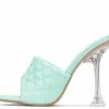 CAPE ROBBIN Shoes Estelle133 Aqua Women's Heel