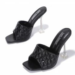 CAPE ROBBIN Estelle133 Black Women's Heel Shoes