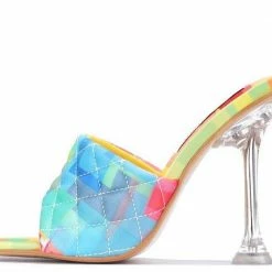 CAPE ROBBIN Estelle133 Geometric Women's Heel Shoes