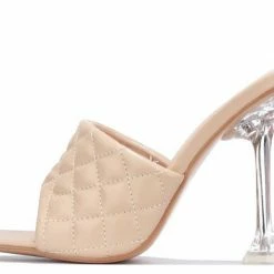 CAPE ROBBIN Estelle133 Nude Women's Heel Shoes