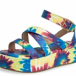 In Touch Tashia4 Multi Tie Dye Women's Wedge