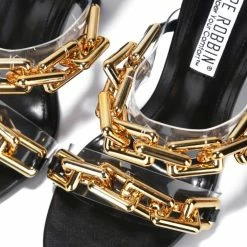 CAPE ROBBIN What's New Roma Black Women's Heel