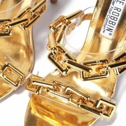 CAPE ROBBIN What's New Roma Gold Women's Heel