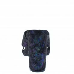 ELEGANCE What's New React1 Black Dual Strap Open Toe Tall Block Heel