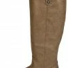 OPPO Rider18 Beige Knee High Pull Tabs Almond Toe Boot 1 OPPO Rider18 Beige Knee High Pull Tabs Almond Toe Boot