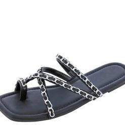 Liliana Paige43 Black Women's Sandal Shoes