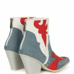 CAPE ROBBIN Silver City Denim Women's Boot