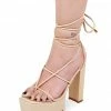 Liliana Jules Cream Women's Heel What's New