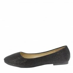 Lucita Ballet Flats Soda001 Black Shimmer Ballet Flat