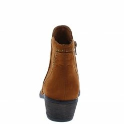 JP Sadie68s Chestnut Stud Lined Short Heel Ankle Boot Boots