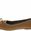 JP Shoes Sami02 Chestnut Faux Fur Ballet Flat
