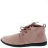 WESTWOOD Scala02 Mauve Slight Extended Shaft Lace Up Sneaker Flat