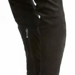 CAPE ROBBIN Scipio Black Pointed Toe Thigh High Triangle Heel Boot