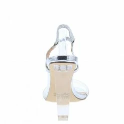 CAPE ROBBIN Scorpioez Silver Women's Heel