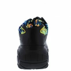 CAPE ROBBIN Boots Sequin Punk Black Sequin Panel Lace Up Sneaker Boot 7 CAPE ROBBIN Boots Sequin Punk Black Sequin Panel Lace Up Sneaker Boot