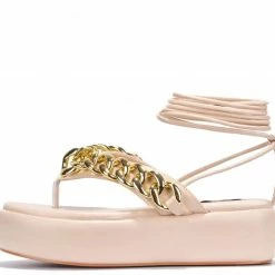 CAPE ROBBIN Angelika55 Off White Women's Sandal What's New