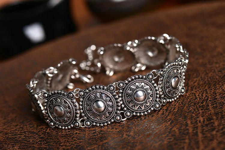 WONA TRADING Accessories Silver Statement Choker Necklace 7 WONA TRADING Accessories Silver Statement Choker Necklace