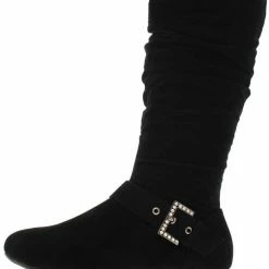 SUP Smartty001 Black Su Slouchy Mid Calf Boot