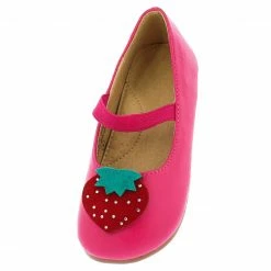In Touch Alessia231 Fuchsia Strawberry Kids Sandal Flat Little Princess