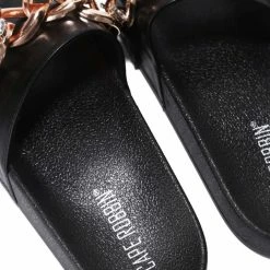 CAPE ROBBIN What's New Iveta03 Black Women's Sandal