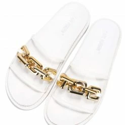 CAPE ROBBIN Petra88 White Women's Sandal What's New