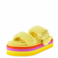 CAPE ROBBIN Shoes Theclub Yellow Women's Sandal
