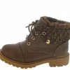 SUP Little Princess Timber170ks Khaki Sweater Lace Up Infant Boot