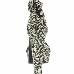 JP Tournament78m Black Damask Open Toe Ankle Strap Platform Heel What's New 7 JP Tournament78m Black Damask Open Toe Ankle Strap Platform Heel What's New