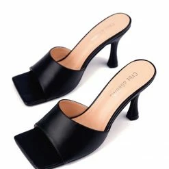 CAPE ROBBIN What's New Milena01 Black Women's Heel