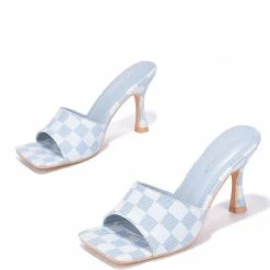 CAPE ROBBIN Milena01 Light Blue Women's Heel What's New