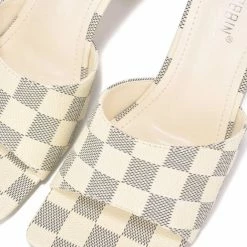 CAPE ROBBIN Milena01 Off White Women's Heel