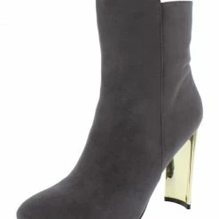 SHOE MAGNATE Tresure1 Grey Women's Boot Boots