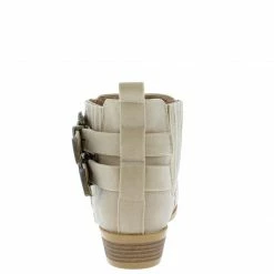 AMERICAN METTLE Boots Tulip2 Nude Studded Double Buckle Ankle Boot